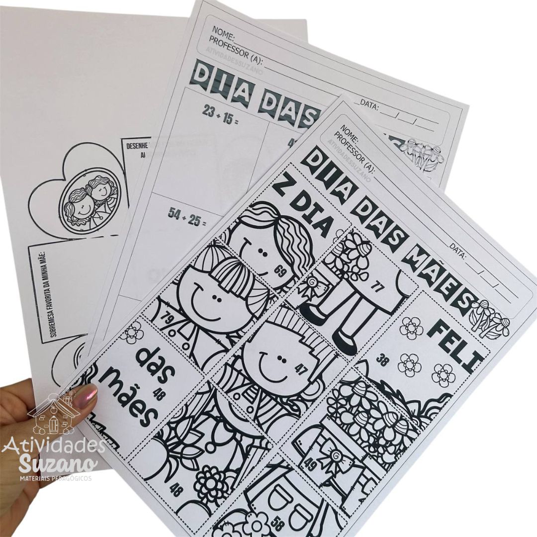 Kit Especial Dia das Mães: Afeto e Aprendizado em um só arquivo!