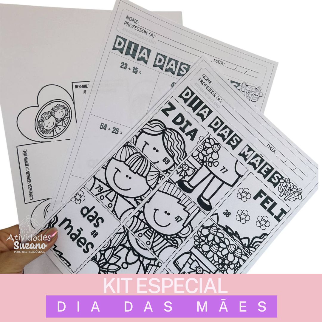 Kit Especial Dia das Mães: Afeto e Aprendizado em um só arquivo!