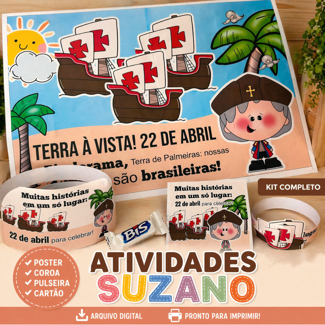 TERRA À VISTA! – KIT COMPLETO 22 DE ABRIL