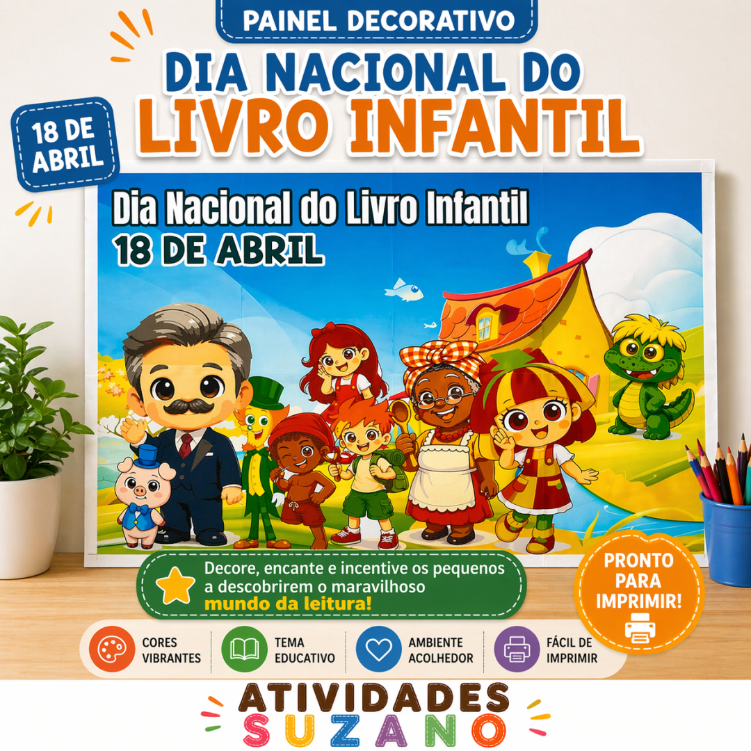 PAINEL DIA NACIONAL DO LIVRO INFANTIL – 18 DE ABRIL