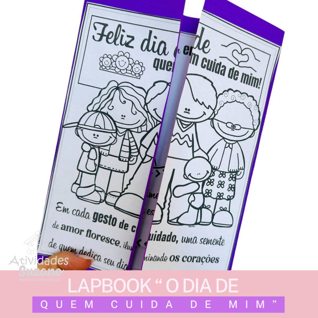 Lapbook "O Dia de Quem Cuida de Mim"