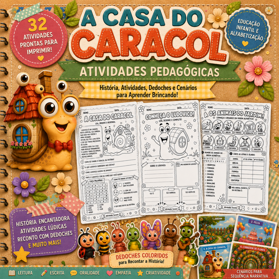 A Casa do Caracol – Sequência Didática Completa