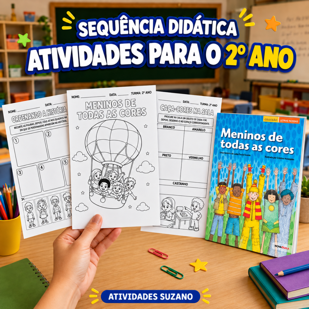 Atividades Meninos de Todas as Cores 2º Ano - Sequência Didática
