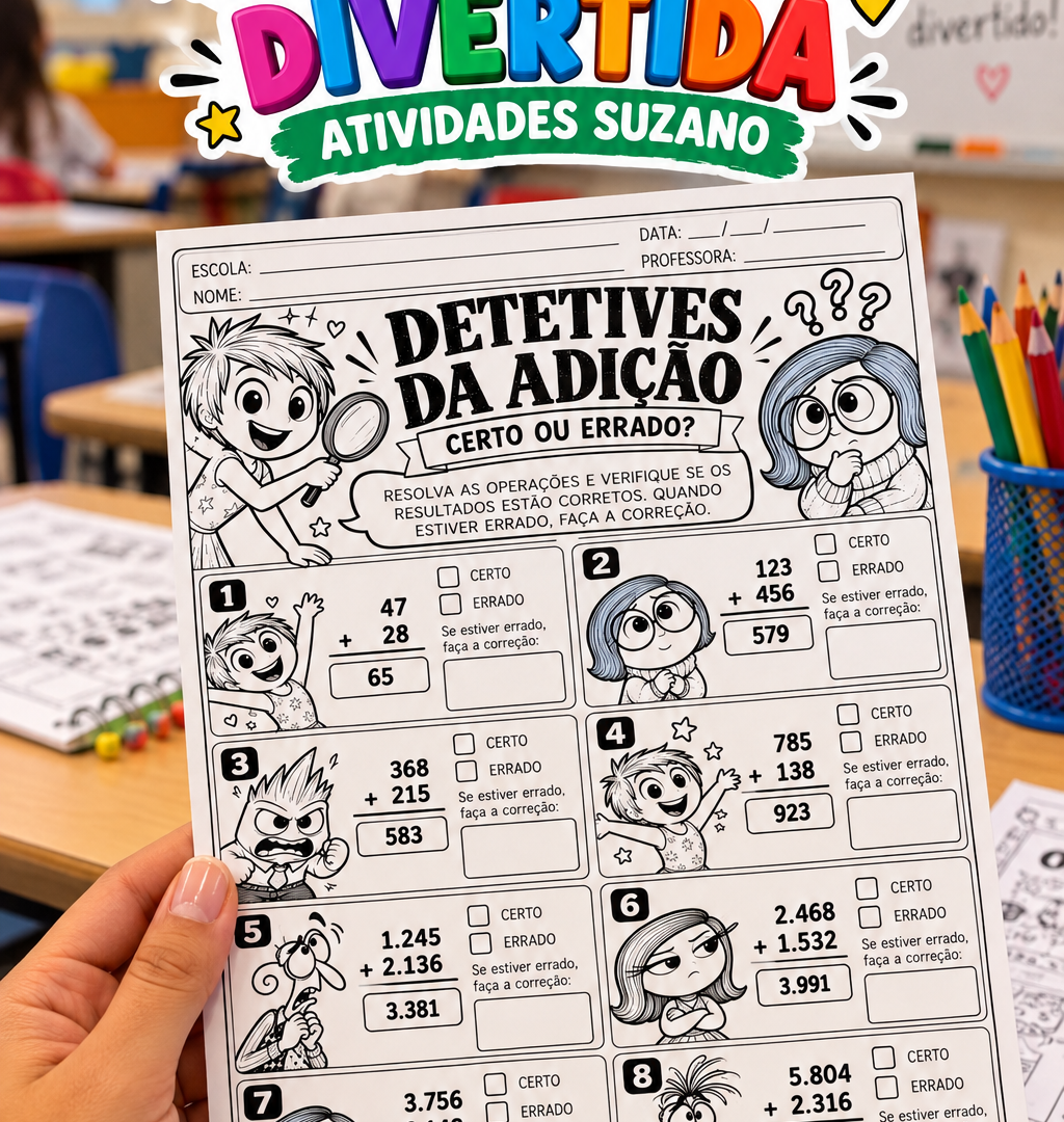 Adição Divertida: Atividades de Adição para Imprimir