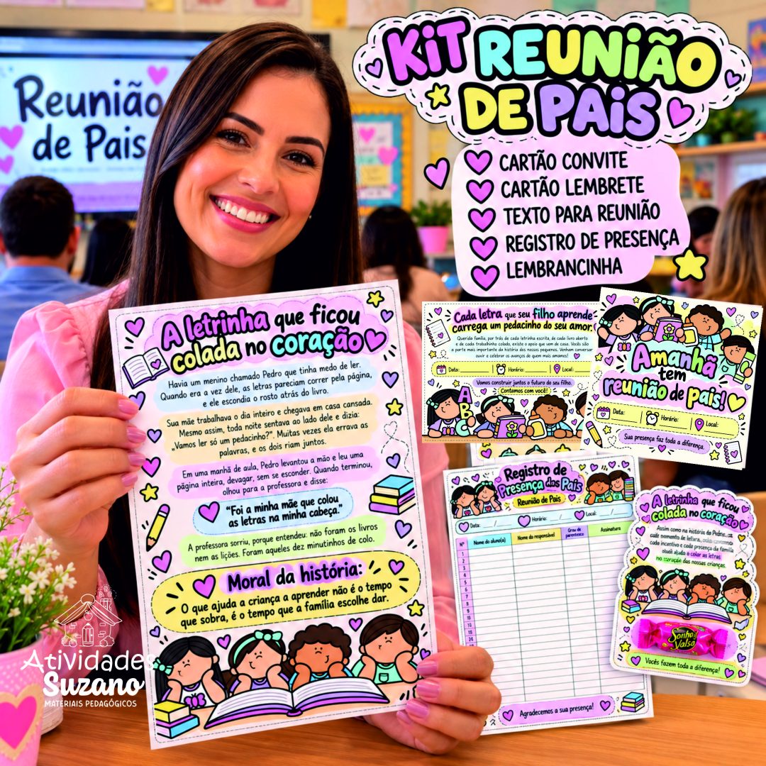 Kit Reunião de Pais Outubro – Completo e Emocionante